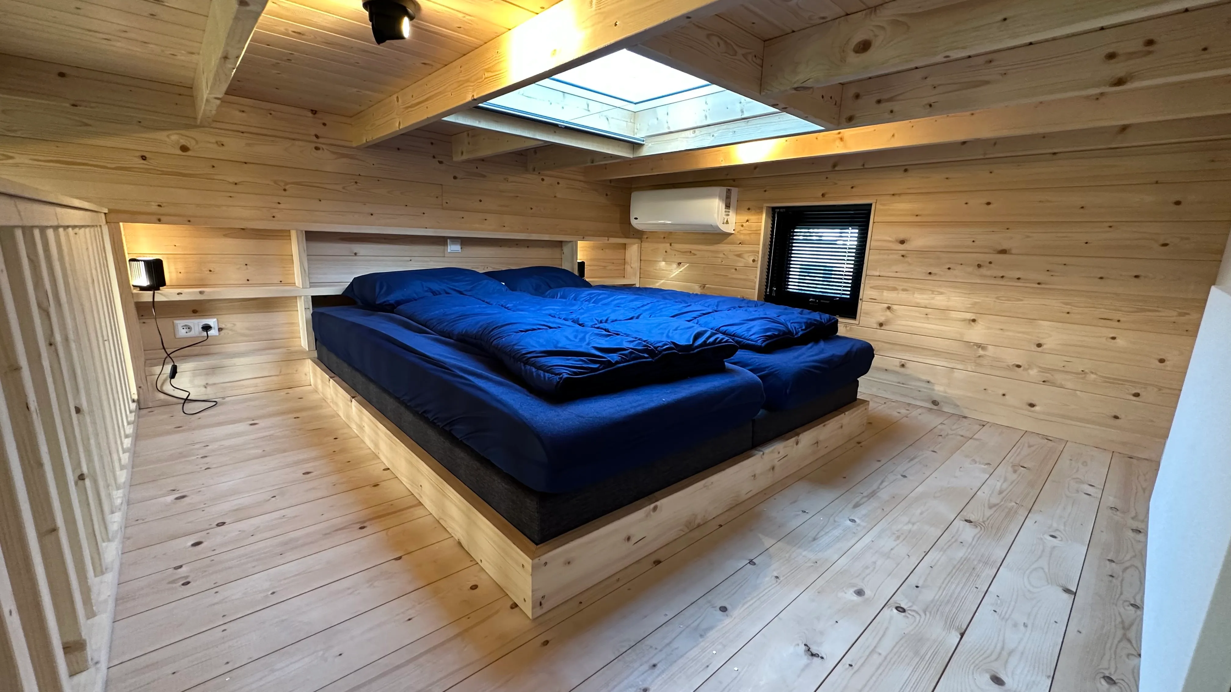 Slaapvide met comfortabel tweepersoonsbed